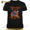 Smell My Feet Kiss My Ass Stitch Design For Halloween Graphic Trick Or Treat Shirt