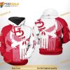 St. Louis Cardinals MLB Team Skull 3D Hoodie, Sweatshirt