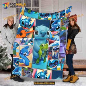 Stitch and Lilo Blanket, Stitch Blanket, Stitch Gift Ideas For Kids