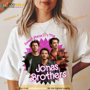 Sweet Mama It's The Jonas Brothers Shirt, Music Concert Tour 2023 Merch, Joe Nick Kevin