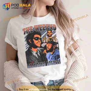 THE WEEKND Blinding Lights Music Shirt