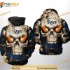 Tampa Bay Rays MLB Skull 3D Hoodie, Sweatshirt