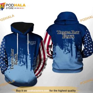 Tampa Bay Rays MLB Team US 3D Hoodie, Sweatshirt