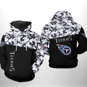 Tennessee Titans NFL US Flag Camo Veteran Team 3D Hoodie –