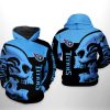 Tennessee Titans NFL Skull 3D Hoodie, Sweatshirt