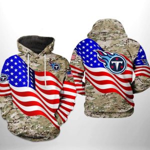 Tennessee Titans NFL US Flag Camo Veteran Team 3D Hoodie, Sweatshirt