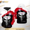 Texas Rangers MLB Skull Punisher 3D Hoodie, Sweatshirt