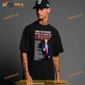 Thank You President Trump Shirt, No Wars - Middle East Peace, Donald Trump Gifts