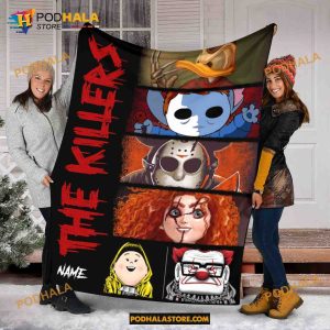 The Killers Blanket, Cartoon Cosplay Horror Characters Halloween Fleece Blanket