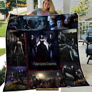 The Vampire Diaries Movie Halloween Fleece Blanket