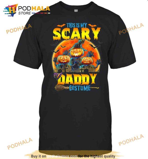 This Is My Scary Daddy Costume Jack O Lantern Halloween Shirt