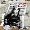 This Is My True Crime Watching Blanket, Mugshot Wednesday Addams Halloween Blanket
