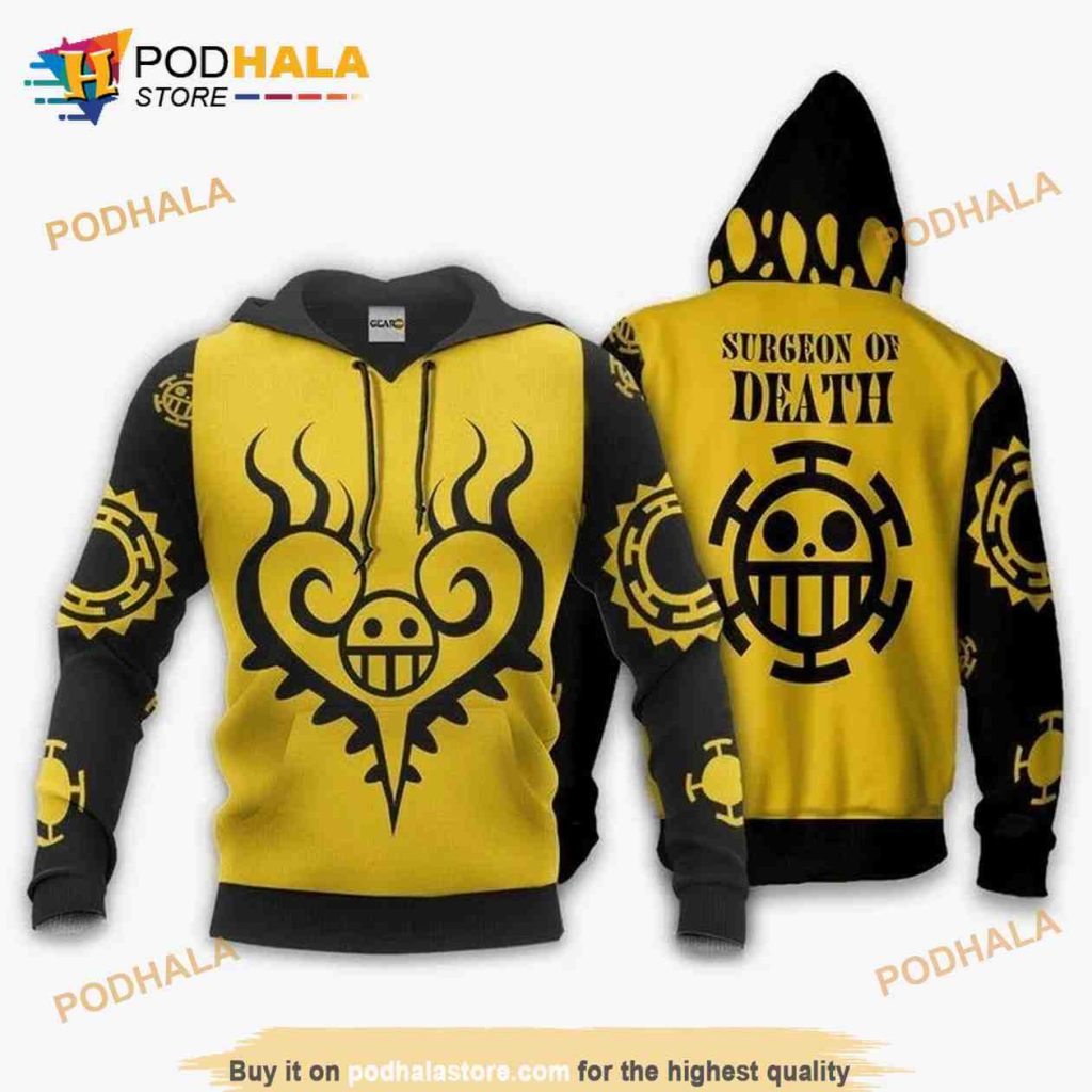 Trafalgar outlets Law One Piece Hoodie