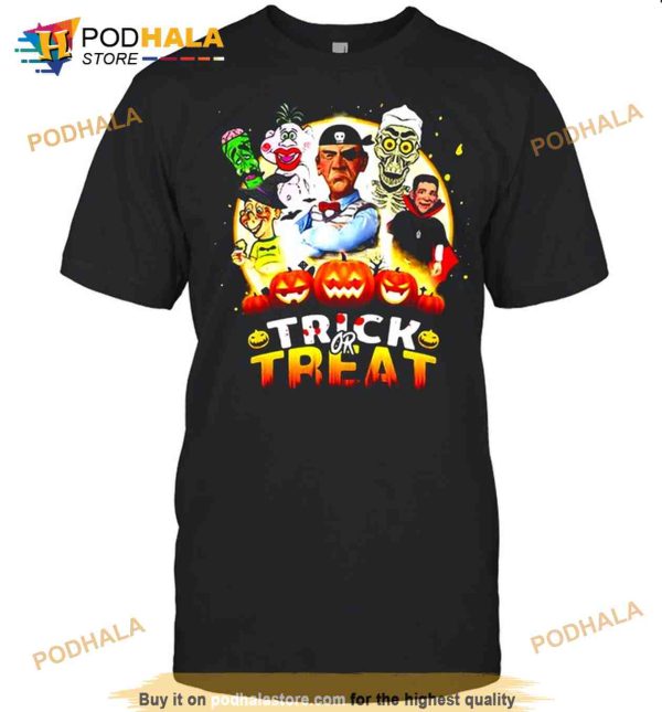 Trick Or Treat Jeff Dunham Witch Scary Pumpkin Funny Halloween Shirt