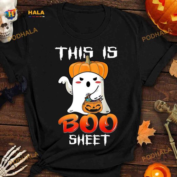 Trick Or Treat This Is Boo Sheet Boo Halloween Shirt