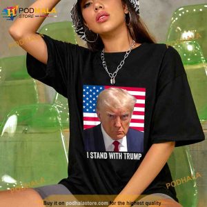 Trump 2024 Mugshot I Stand with Trump Unisex Trending Shirt 2