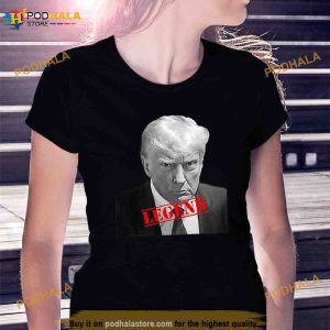 Trump Georgia Mug Shot Legend Not Guilty Stamp Shirt Trending Gifts 2
