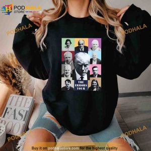 Trump Mug Shot The Errors Tour Funny for Men Women Shirt, Political Gifts