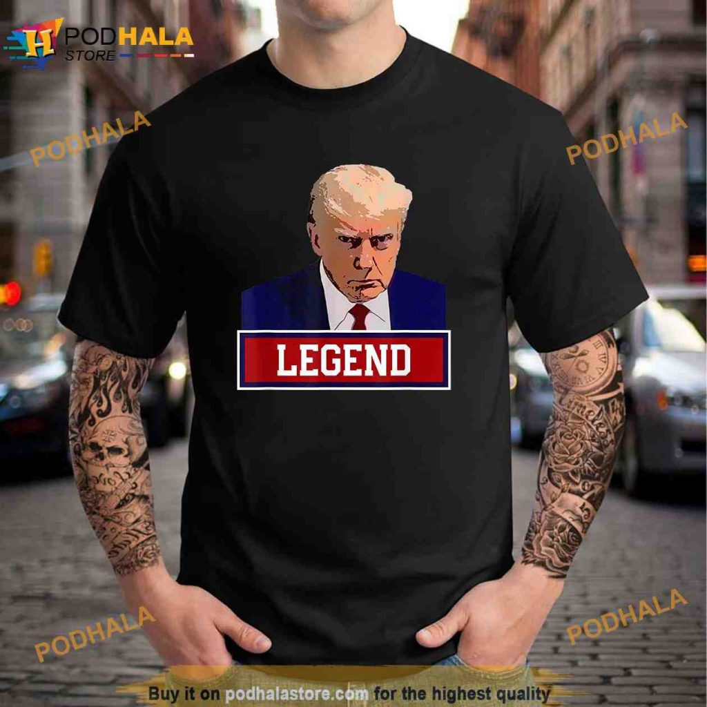 Trump Mugshot Legend Trump 2024 Unisex Trending Shirt