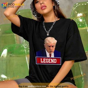 Trump Mugshot Legend Trump 2024 Unisex Trending Shirt 2