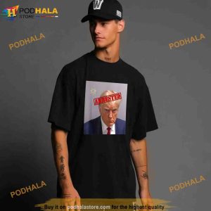Trump Official Mugshot Arrested Funny Shirt Political Gifts 2
