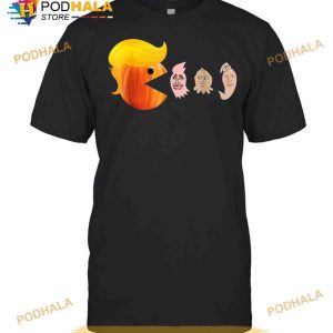 Trump Style Pixal Eating Funny Halloween Shirt