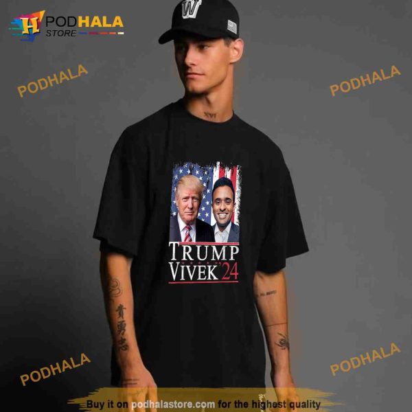 Trump and Vivek 2024 President Republican Political Shirt
