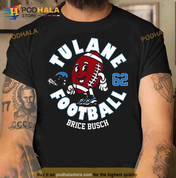 Tulane Green Wave Brice Busch 2023 NCAA Football Trending Shirt