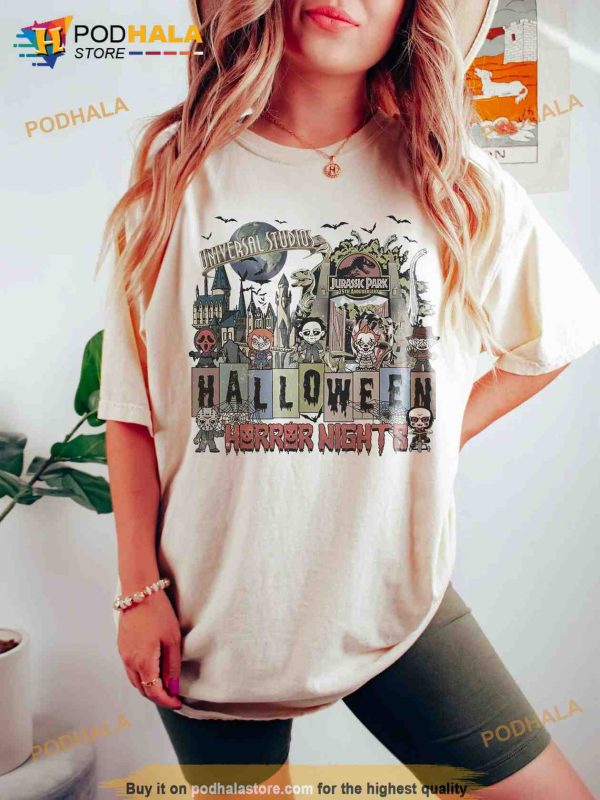 Universal Studios Halloween Horror Nights Funny Shirt, Horror Characters Halloween Tee