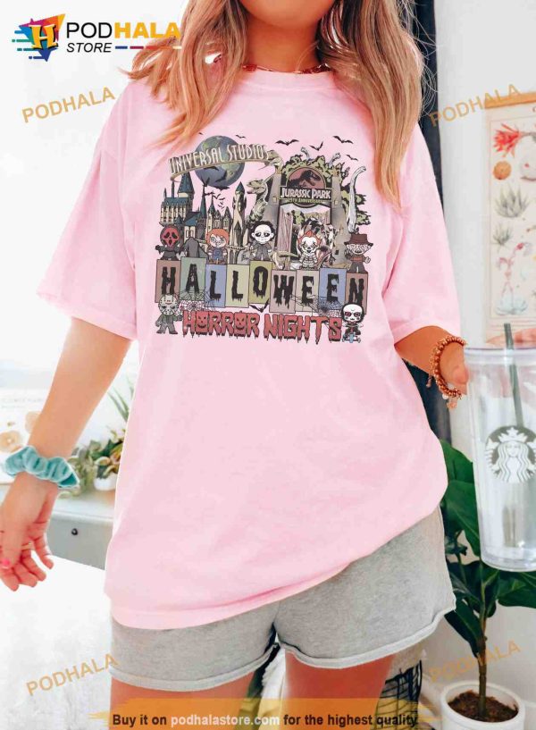 Universal Studios Halloween Horror Nights Funny Shirt, Horror Characters Halloween Tee
