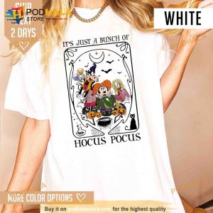 Vintage Disneyland It's Just A Bunch Of Hocus Pocus Tarot Card Halloween Shirt