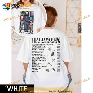 Vintage Halloween The Horror Tour Shirt, Halloween Gifts For Women Men