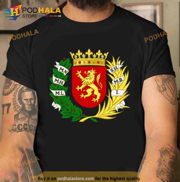 Vintage Logo Zaragoza Flag Coat Of Arms Trending Shirt