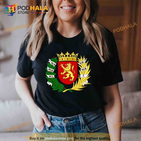Vintage Logo Zaragoza Flag Coat Of Arms Trending Shirt