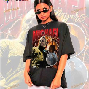 Vintage Michael Myers Funny Halloween Shirt, Michael Myers Costume For Adults