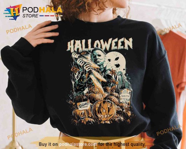Vintage Michael Myers Halloween Crewneck Sweatshirt, Michael Myers T shirt