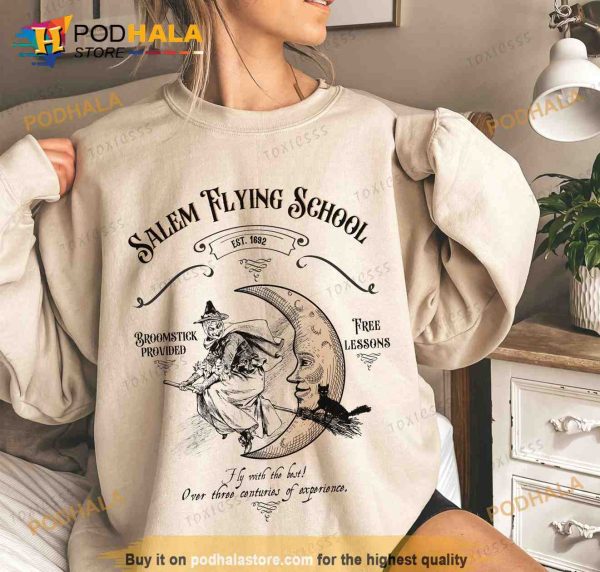 Vintage Salem 1692 They Missed One Halloween Sweatshirt, Witchy Woman Halloween Shirt