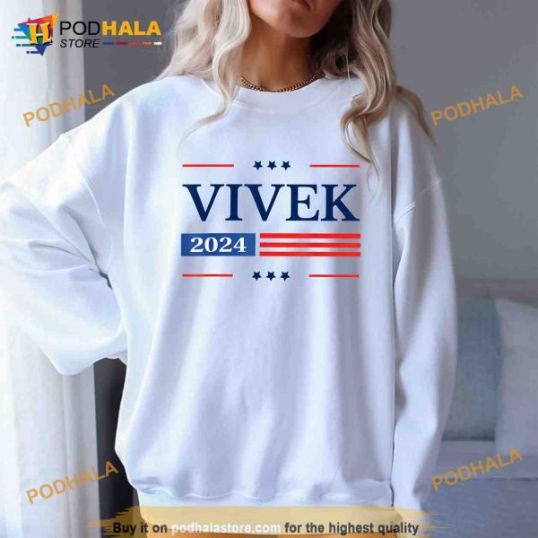 Vivek 2024 For President American Flag Vivek Shirt