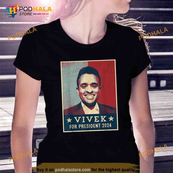 Vivek Ramaswamy For President 2024 Vintage Retro Political Shirt For Men Women