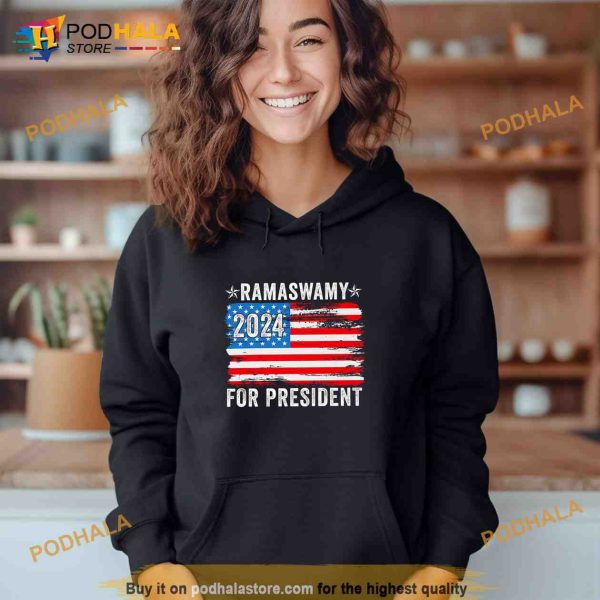 Vivek Ramaswamy for President Vivek 2024 USA Flag Trending Shirt