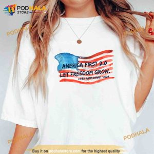 Vivek Ramaswamy2024 America First 20 Let Freedom Grow Vivek Shirt 2