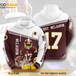 Washington Redskins John Riggins 44 Hoodie 3D - Teeruto