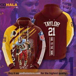 Washington Redskins Sean Taylor 21 Hoodie 3D - Teeruto