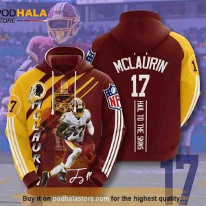 Washington Redskins Logo 3D Hoodie Football Team 3D Sweatshirt