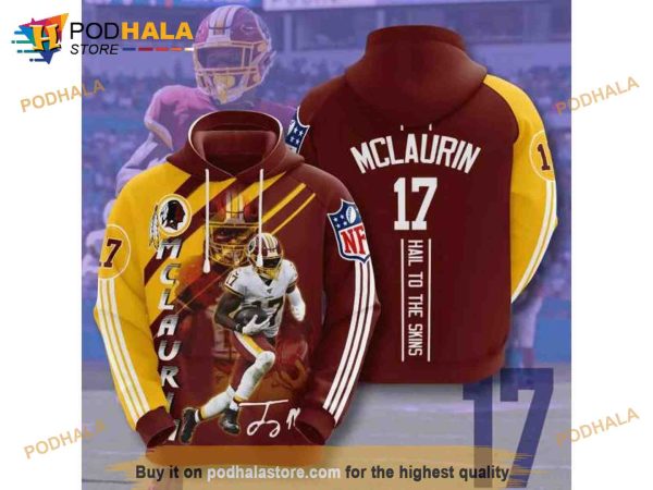 Washington Redskins Terry Mclaurin NFL All Over Print 3D Hoodie