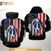 Washington Wizards NBA US Flag Team All Over Print 3D Hoodie