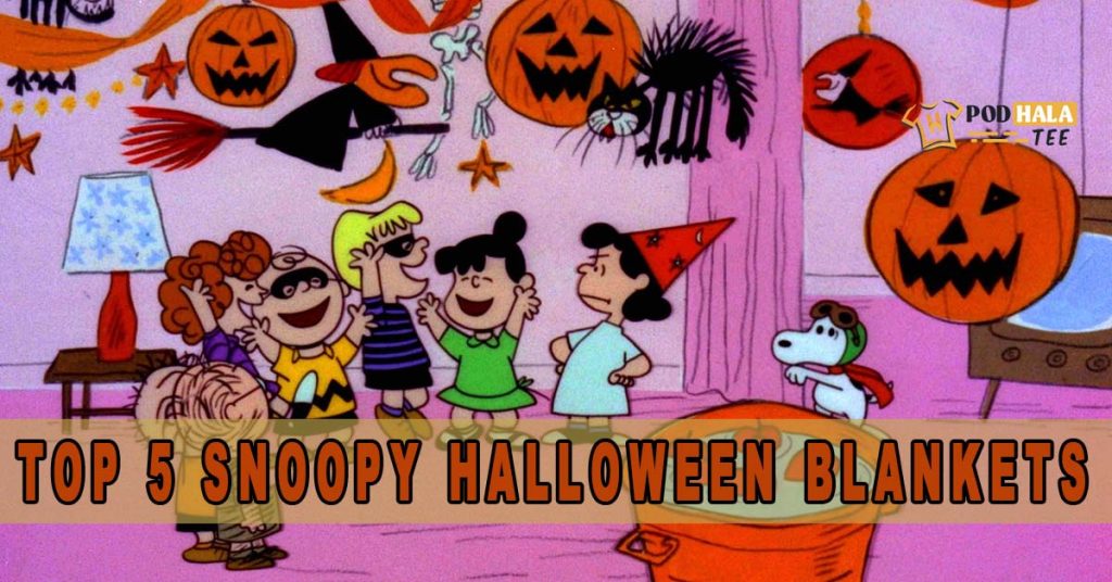 Whimsical Warmth Snuggle Safely with the Top 5 Snoopy Halloween Blankets