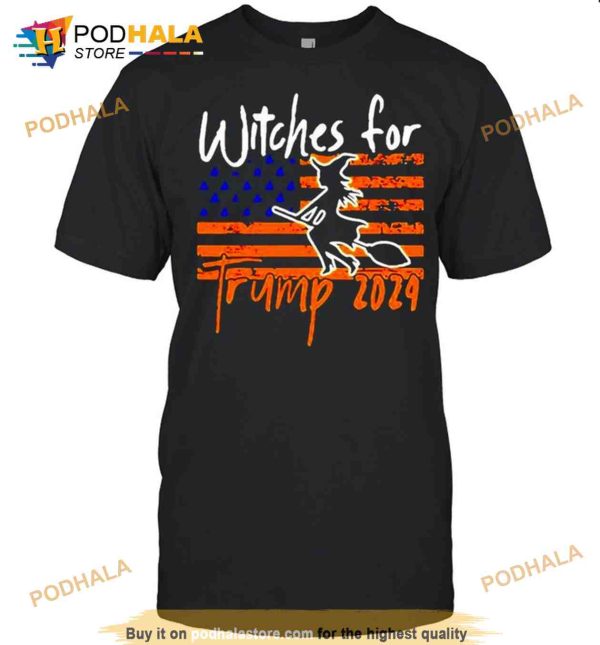 Witches For Trump 2024 Halloween Shirt