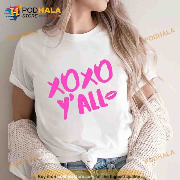 Xoxo Y’all Love Kisses Quote Girl Trending Shirt
