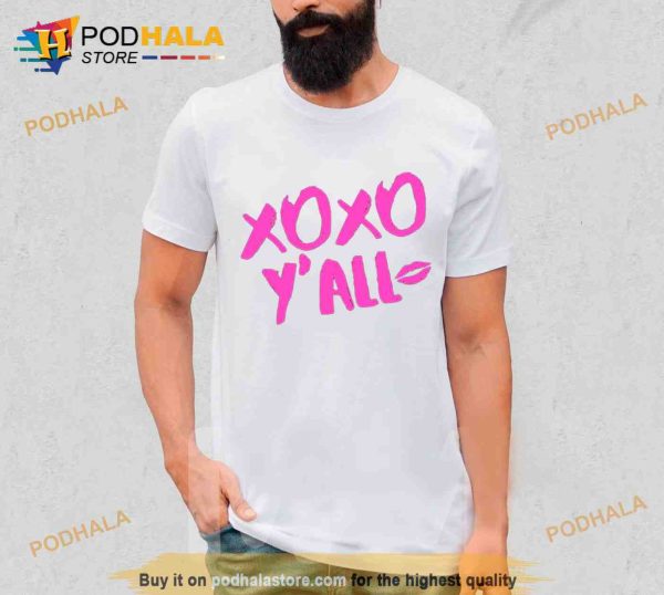 Xoxo Y’all Love Kisses Quote Girl Trending Shirt